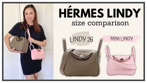 hermes lindy etoupe 26|mini lindy size.